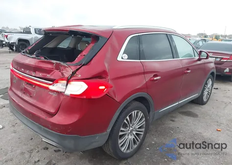 2017 Lincoln Mkx Reserve from USA, damaged, VIN 2LMPJ8LR1HBL53216
